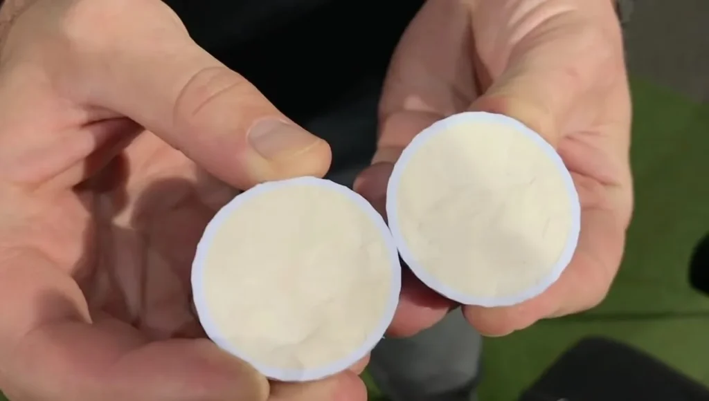 What are MG golf balls? Check this this golf ball cut open in half. MG Senior golf balls